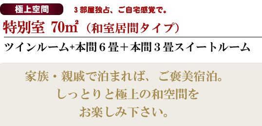 和室今タイプ　特別室